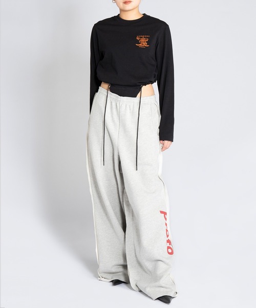 Y/Project（ワイプロジェクト）の「Y/PROJECT(ワイ プロジェクト) EVERGREEN PARIS' BEST EMBROIDERED BODY（Tシャツ/カットソー・レディース・ブラック・S）」の9枚目の写真