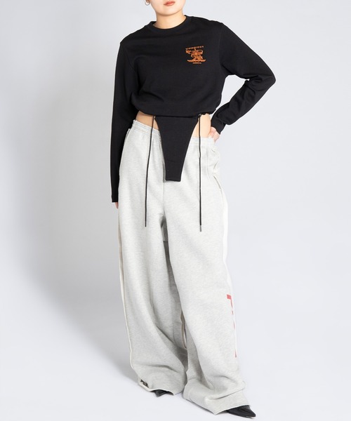 Y/Project（ワイプロジェクト）の「Y/PROJECT(ワイ プロジェクト) EVERGREEN PARIS' BEST EMBROIDERED BODY（Tシャツ/カットソー・レディース・ブラック・S）」の10枚目の写真