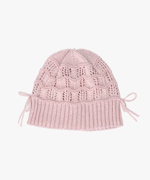 kaorinomori（カオリノモリ）の「kaorinomori ラメルニット / カオリノモリ（ニットキャップ/ビーニー・レディース・ブラック/ピンク/ブルー・FREE）」の5枚目の写真