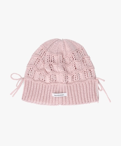 kaorinomori（カオリノモリ）の「kaorinomori ラメルニット / カオリノモリ（ニットキャップ/ビーニー・レディース・ブラック/ピンク/ブルー・FREE）」の4枚目の写真