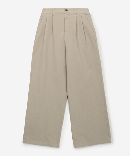 極美品　DANTON　コットンツイル　2タックパンツ セール】DANTON | 2タックワイドパンツ MEN（その他パンツ