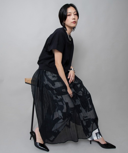 Munich（ミューニック）の「【KOTA CHECK】ギャザースカート（スカート・レディース・ライトベージュ/ブラック/ダークオレンジ・M/S）」の13枚目の写真