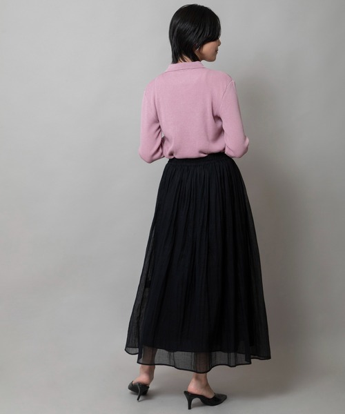 Munich（ミューニック）の「【KOTA CHECK】ギャザースカート（スカート・レディース・ライトベージュ/ブラック/ダークオレンジ・M/S）」の17枚目の写真