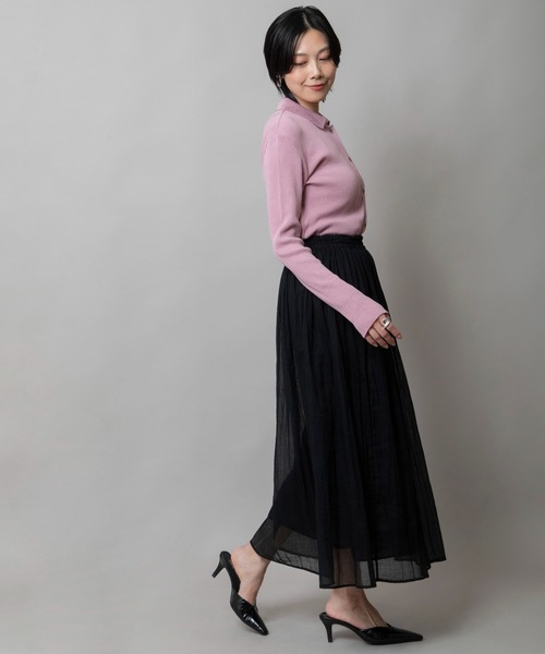 Munich（ミューニック）の「【KOTA CHECK】ギャザースカート（スカート・レディース・ライトベージュ/ブラック/ダークオレンジ・M/S）」の18枚目の写真