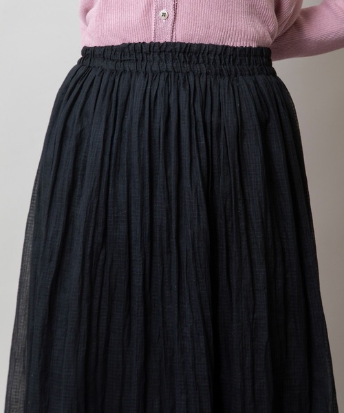 Munich（ミューニック）の「【KOTA CHECK】ギャザースカート（スカート・レディース・ライトベージュ/ブラック/ダークオレンジ・M/S）」の10枚目の写真