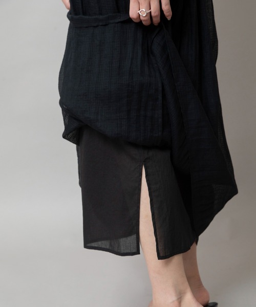 Munich（ミューニック）の「【KOTA CHECK】ギャザースカート（スカート・レディース・ライトベージュ/ブラック/ダークオレンジ・M/S）」の12枚目の写真