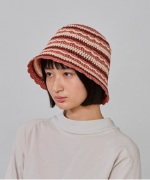 OVERRIDE | OVERRIDE  REC KNIT SCALLOP CLOCHE SG / オーバーライド(ハット)