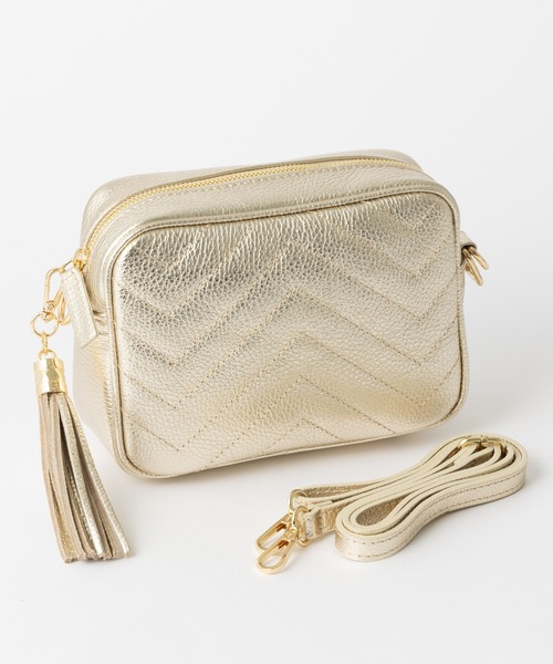 ELIE BEAUMONT ボディバッグ グレー ELIE BEAUMONT エリービューモント SLING ショルダー ボディ