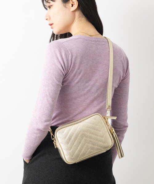 ELIE BEAUMONT ボディバッグ グレー ELIE BEAUMONT エリービューモント SLING ショルダー ボディ