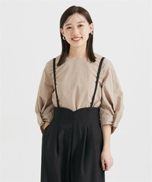 Petitjo | 小さいサイズ　綿混袖ボリュームブラウス　低身長さん・小柄女性(シャツ/ブラウス)