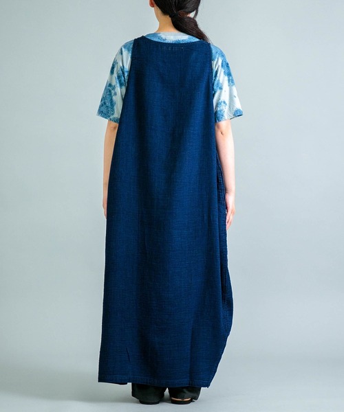 OMNIGOD womens / オムニゴッド ] インディゴ二重ガーゼ