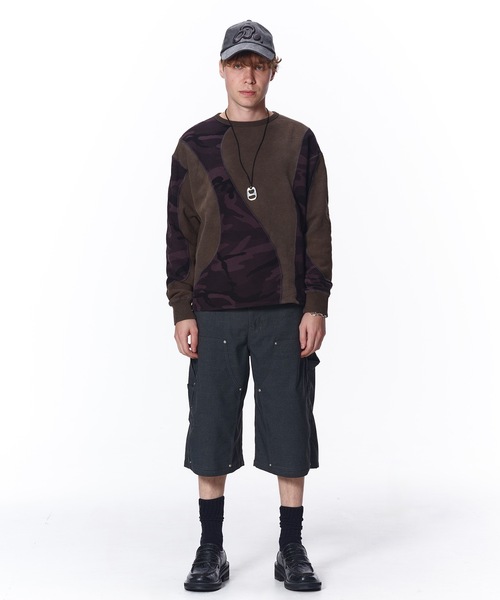 JIEDA（ジエダ）の「SWITCHING STITCH SWEAT CREW（スウェット・メンズ・ブラック/ネイビー・2/1）」の10枚目の写真