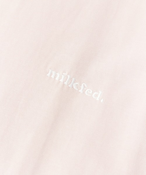 MILKFED.（ミルクフェド）の「RAGLAN STITCH DRESS（ワンピース・レディース・ライトピンク/ブラウン/ネイビー・ONE SIZE）」の16枚目の写真