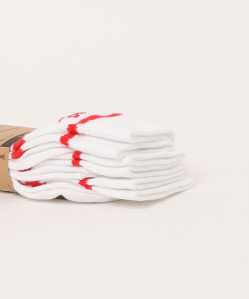 NIKE(ナイキ)の「NIKE/ナイキ ソックス NSW エブリデイ エッセンシャル クルー ソックス 3足組 DX5089(ソックス/靴下・メンズ・ホワイト×レッド/ホワイト×ブルー/ホワイト×ブラック/ブラック×ホワイト・25-27CM)」の5枚目の写真