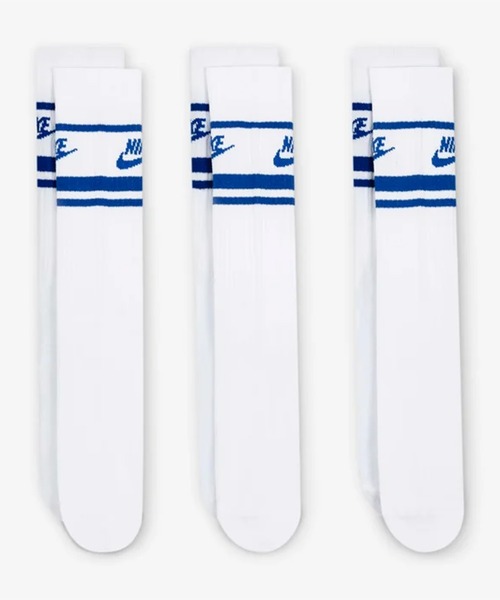 NIKE(ナイキ)の「NIKE/ナイキ ソックス NSW エブリデイ エッセンシャル クルー ソックス 3足組 DX5089(ソックス/靴下・メンズ・ホワイト×レッド/ホワイト×ブルー/ホワイト×ブラック/ブラック×ホワイト・25-27CM)」の13枚目の写真