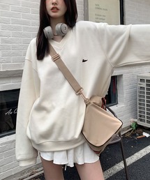 blackdia ocean Vネックオーバーサイズスウェット