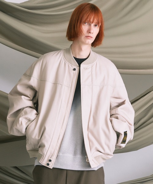 UNISEX》4 Colors Chambray Washable Wool Prime-Over Derby Jacket/4