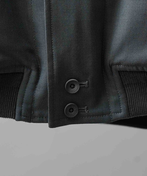 MAISON SPECIAL(メゾンスペシャル)の「《UNISEX》4 Colors Chambray Washable Wool Prime-Over Derby Jacket/4色シャンブレーウォッシャブルウールプライムオーバーダービージャケット【MAISON SPECIAL/メゾンスペシャル】(ブルゾン・メンズ・グレー/ブラック/チャコールグレー/ホワイト/ブルー・1/2/0)」の12枚目の写真