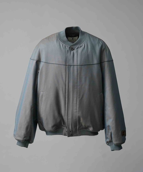 UNISEX》4 Colors Chambray Washable Wool Prime-Over Derby Jacket/4