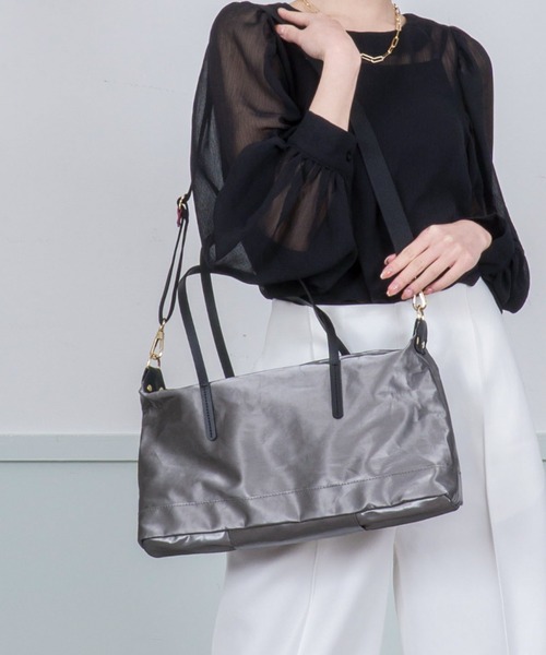 Jack Gomme(ジャックゴム)の「【JACK GOMME/ジャックゴム】ショルダーバッグ ANAIS(ショルダーバッグ・レディース・クリーム/シルバー/ネイビー・FREE)」の3枚目の写真