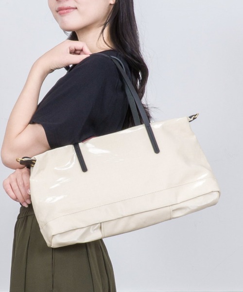 Jack Gomme(ジャックゴム)の「【JACK GOMME/ジャックゴム】ショルダーバッグ ANAIS(ショルダーバッグ・レディース・クリーム/シルバー/ネイビー・FREE)」の2枚目の写真