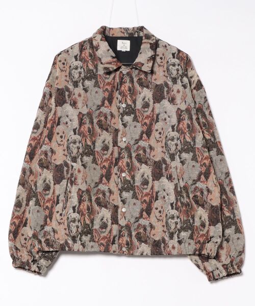 Revo.（レボ）の「Revo. ヴィンテージライク ゴブラン ジャガード 総柄 コーチジャケット（ブルゾン・メンズ・その他4/その他1/その他2/その他3・1/2）」の8枚目の写真