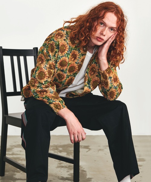 Revo.（レボ）の「Revo. ヴィンテージライク ゴブラン ジャガード 総柄 コーチジャケット（ブルゾン・メンズ・その他4/その他1/その他2/その他3・1/2）」の7枚目の写真