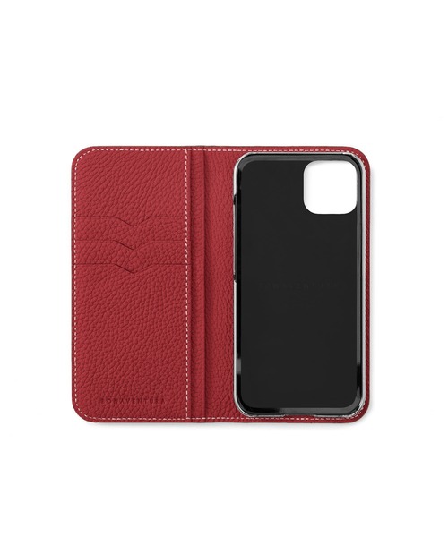 iPhone 15) ダイアリーケース シュリンクレザー（スマホケース/カバー