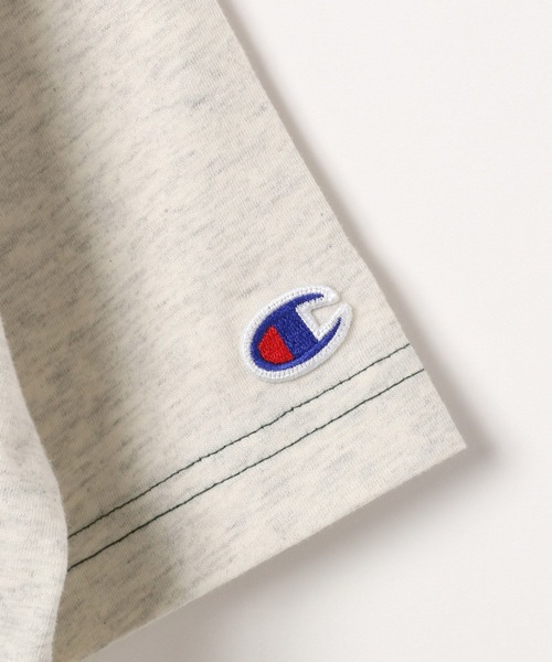 Champion（チャンピオン）の「【Champion(チャンピオン)】配色ステッチＴ(KIDS)（Tシャツ/カットソー・キッズ・ブラック/グレー/オートミール・110cm/120cm/130cm/140cm/150cm）」の15枚目の写真