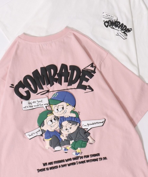 SITRY（シトリー）の「2026SS新柄 Ghost Foam Print T-Shirt/ゴースト 発泡プリント オーバーサイズ 半袖Tシャツ レディース メンズ（Tシャツ/カットソー・メンズ・ブラック/スモークピンク/ホワイト/グレイッシュブルー/ホワイト系その他/ブラック系その他/ブラック系その他2/ピンク系その他/ホワイト系その他2/ブルー系その他/ホワイト系その他4/ブラック系その他3/ホワイト系その他3/ブラック系その他4/ブラック系その他6/ブラック系その他5/ホワイト系その他5/ホワイト系その他6/サックスブルー/ブルー系その他2・L/M）」の19枚目の写真