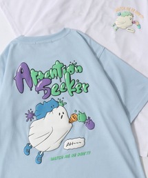 2026SS新柄 Ghost Foam Print T-Shirt/ゴースト 発泡プリント オーバーサイズ 半袖Tシャツ レディース メンズ
