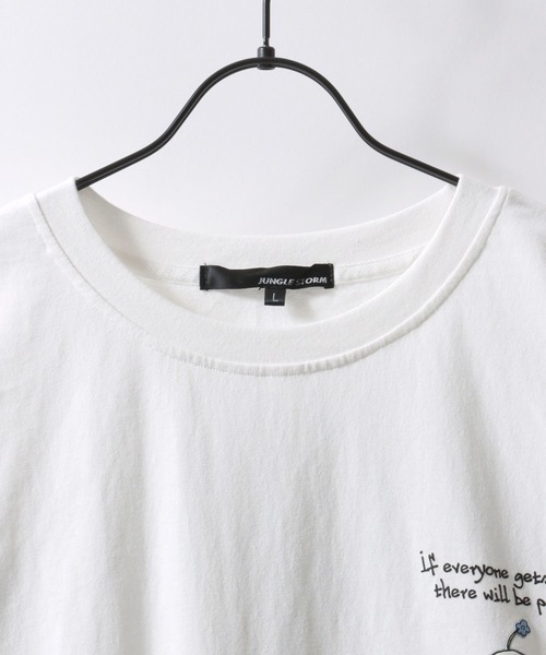 SITRY（シトリー）の「2026SS新柄 Ghost Foam Print T-Shirt/ゴースト 発泡プリント オーバーサイズ 半袖Tシャツ レディース メンズ（Tシャツ/カットソー・メンズ・ブラック/スモークピンク/ホワイト/グレイッシュブルー/ホワイト系その他/ブラック系その他/ブラック系その他2/ピンク系その他/ホワイト系その他2/ブルー系その他/ホワイト系その他4/ブラック系その他3/ホワイト系その他3/ブラック系その他4/ブラック系その他6/ブラック系その他5/ホワイト系その他5/ホワイト系その他6/サックスブルー/ブルー系その他2・L/M）」の21枚目の写真