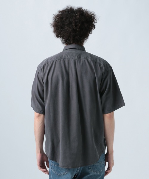 BAYFLOW（ベイフロー）の「ワンポイント刺繍半袖シャツ（シャツ/ブラウス・メンズ・チャコール/グリーン/オフホワイト・LARGE/MEDIUM）」の21枚目の写真