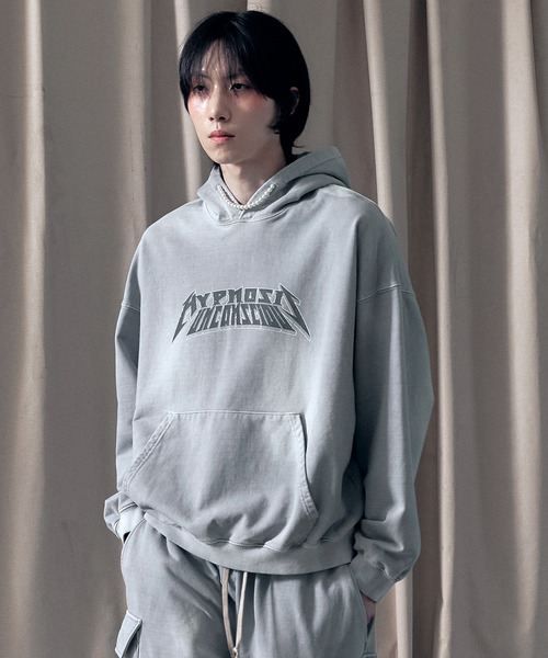 LIBERE リべーレ ビッグシルエットパーカー 長袖 L グレー新品 LIBERE リべーレ ビッグシルエットパーカー 長袖 L グレー新品