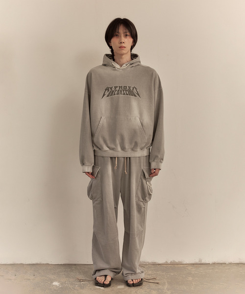 LIBERE(リベーレ)の「LIBERE リベーレ / WASHED BEADS HOODIE グラフィックプリントパールビーズビッグシルエットフーディー パーカー / 251243-251244(パーカー・メンズ・ブラック/グレー・LARGE/MEDIUM/SMALL)」の17枚目の写真