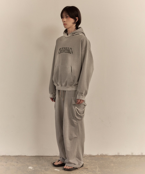 LIBERE(リベーレ)の「LIBERE リベーレ / WASHED BEADS HOODIE グラフィックプリントパールビーズビッグシルエットフーディー パーカー / 251243-251244(パーカー・メンズ・ブラック/グレー・LARGE/MEDIUM/SMALL)」の16枚目の写真