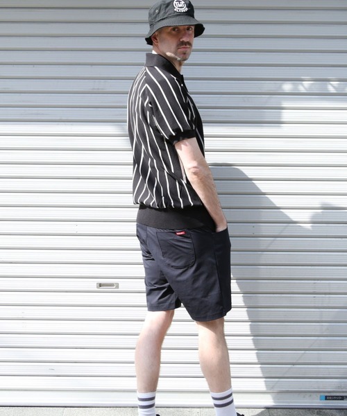 TMT（ティーエムティー）の「DRY KNIT STRIPE POLO SHIRTS（ポロシャツ・メンズ・ネイビー/ブラック/ホワイト・LARGE/X-LARGE/MEDIUM）」の6枚目の写真