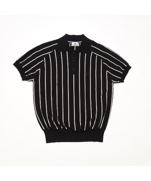 TMT（ティーエムティー）の「DRY KNIT STRIPE POLO SHIRTS（ポロシャツ・メンズ・ネイビー/ブラック/ホワイト・LARGE/X-LARGE/MEDIUM）」の12枚目の写真