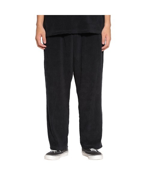 CALEE(キャリー)の「SNAKE PATTERN JACQUARD PILE RELAX PANTS(その他パンツ・メンズ・ブラック・MEDIUM/LARGE/X-LARGE)」の1枚目の写真