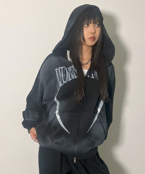ARULE スプレー染めパーカー TOTAL ANARCHY（ファッション通販