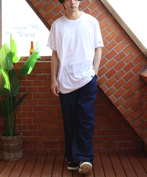 NEW ERA(ニューエラ)の「NEW ERA クルーネック半袖Tシャツ(Tシャツ/カットソー・メンズ・ホワイト/ネイビー系1/ブラック/グレー系その他/ダークグリーン・LARGE/X-LARGE/MEDIUM/SMALL)」の20枚目の写真