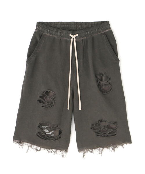 DANKE SCHON(ダンケシェーン)の「DankeSchon/ダンケシェーン/WATERDYESWT CARGO SHORTS(スウェットパンツ・レディース・チャコールグレー・L/M)」の10枚目の写真
