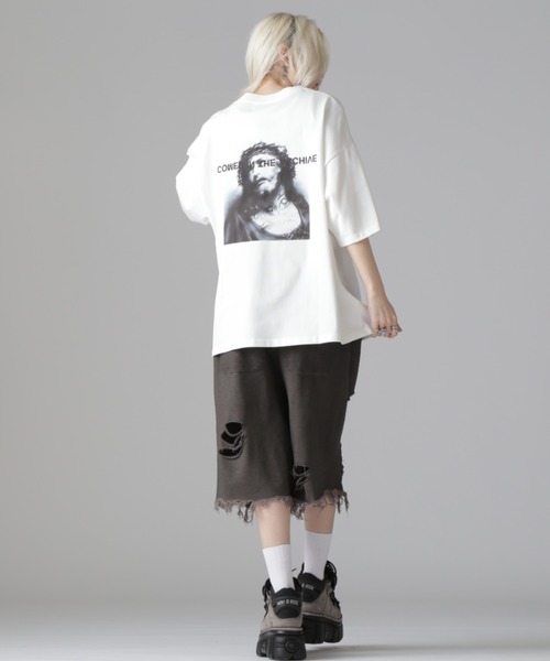 DANKE SCHON(ダンケシェーン)の「DankeSchon/ダンケシェーン/WATERDYESWT CARGO SHORTS(スウェットパンツ・レディース・チャコールグレー・L/M)」の6枚目の写真