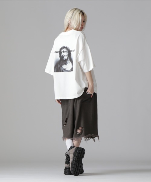 DANKE SCHON(ダンケシェーン)の「DankeSchon/ダンケシェーン/WATERDYESWT CARGO SHORTS(スウェットパンツ・レディース・チャコールグレー・L/M)」の7枚目の写真