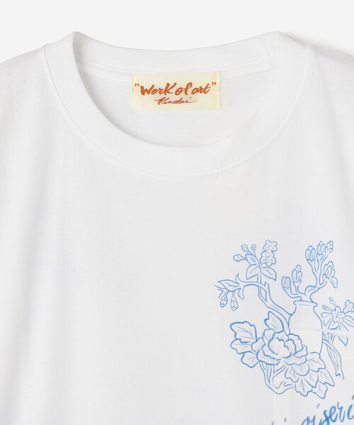 Bshop（ビショップ）の「Work of Art Kendai | クルーネック ポケットTシャツ MEN（Tシャツ/カットソー・メンズ・ホワイト・L/XL/M）」の10枚目の写真
