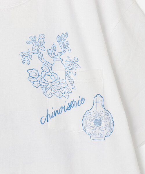 Bshop（ビショップ）の「Work of Art Kendai | クルーネック ポケットTシャツ MEN（Tシャツ/カットソー・メンズ・ホワイト・L/XL/M）」の13枚目の写真