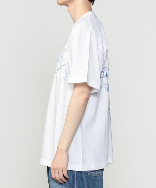 Bshop（ビショップ）の「Work of Art Kendai | クルーネック ポケットTシャツ MEN（Tシャツ/カットソー・メンズ・ホワイト・L/XL/M）」の6枚目の写真
