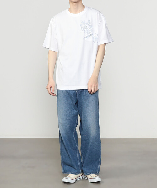 Bshop（ビショップ）の「Work of Art Kendai | クルーネック ポケットTシャツ MEN（Tシャツ/カットソー・メンズ・ホワイト・L/XL/M）」の3枚目の写真
