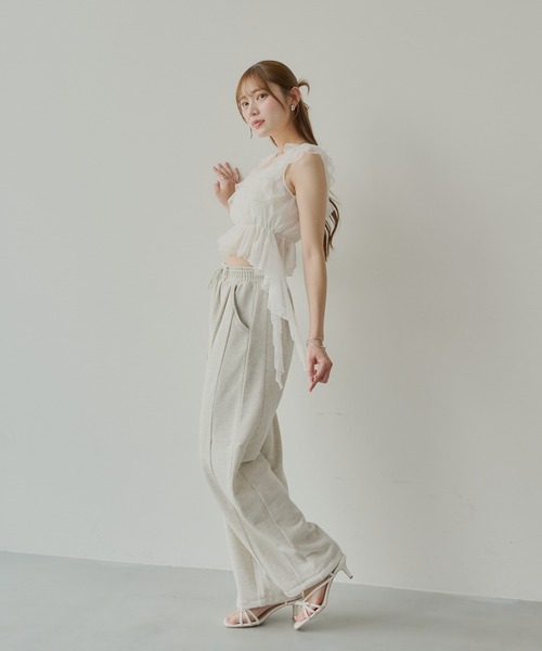 Chico（チコ）の「カーブデザインドロストスウェットパンツ（その他パンツ・レディース・グレー/オートミール/ネイビー・FREE）」の21枚目の写真