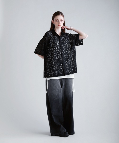 ブラウス シャツ RORY RELAXED FIT LACE SHIRT | RORY リラックス フィット レース シャツ レディース ブラウス シャツ RORY RELAXED FIT LACE SHIRT | RORY